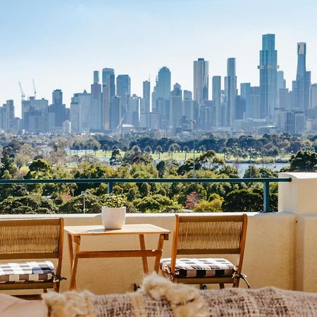Spectacular Views Over Albert Park Melbourne Luaran gambar