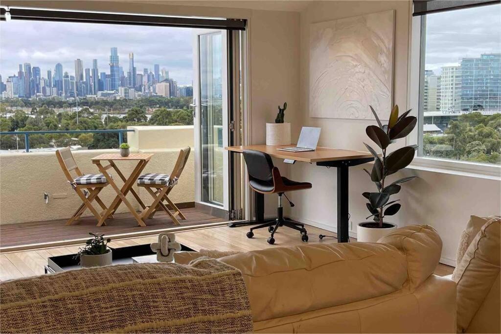 Spectacular Views Over Albert Park Melbourne Luaran gambar