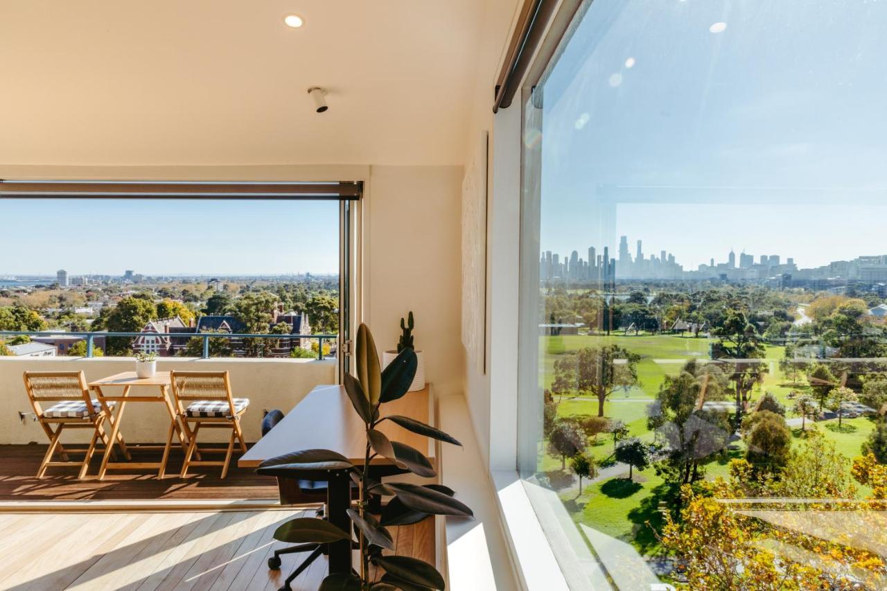 Spectacular Views Over Albert Park Melbourne Luaran gambar