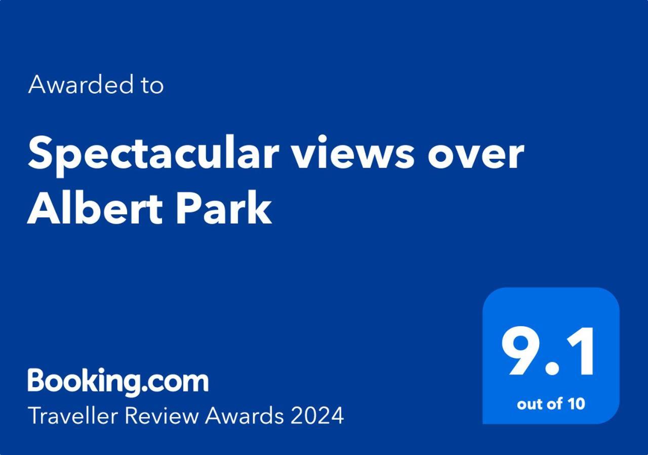 Spectacular Views Over Albert Park Melbourne Luaran gambar